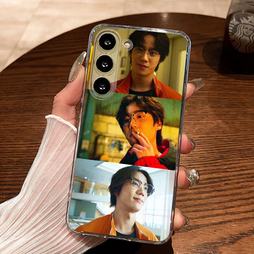 Чехол для телефона Корейский сериал 'Слабый герой' Силиконовый Для Samsung S30,23,21,22,20 FE lite,S10,9,PIus Note20ultra Мягкий Прозрачный