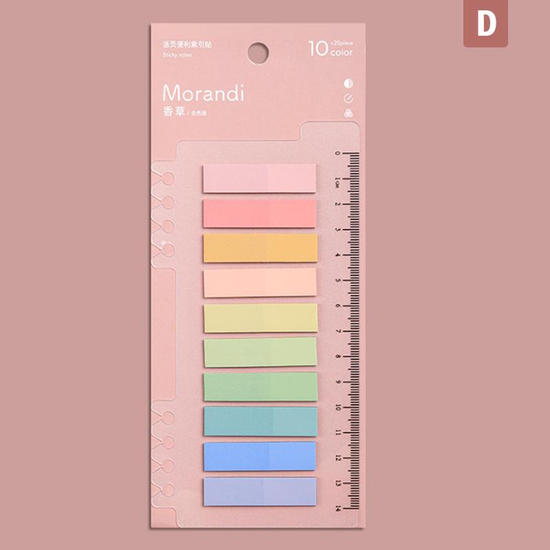 Label Office Supplies Bookmark Paster Sticker Sticky Notes Index Flags Memo Pad