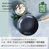 GREENPAN Frying Pan 28cm IH Gas Compatible No Toxic Substances PFAS Free Ceramic Coating Easy To Remove Stains Slightly Deep Natural Wood Handle