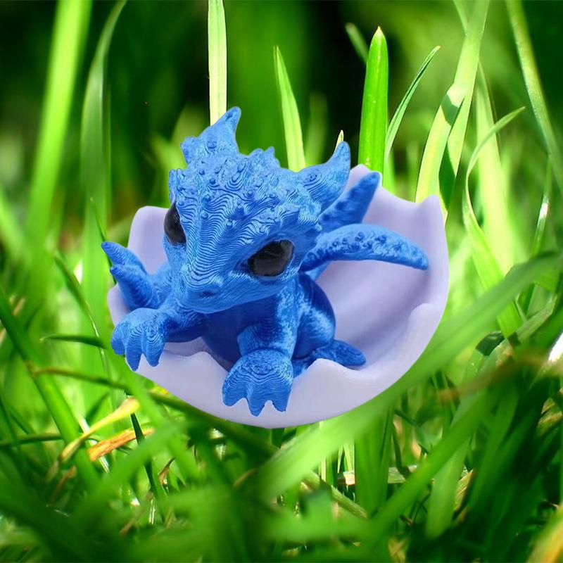 3D Мини Новорожденный Дракон В Яйце Искусство Статуя Дракона Маленькая Миниатюра Вылупившегося Дракона Новорожденный Дракон В Яйце Рабочий Стол