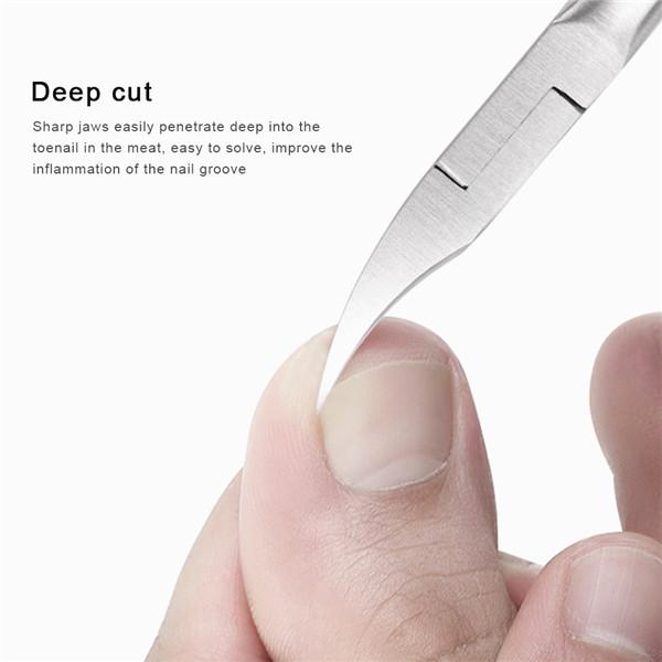 Surgical Stainless Steel Toenail Clippers for Thick and Ingrown Nails Cutter