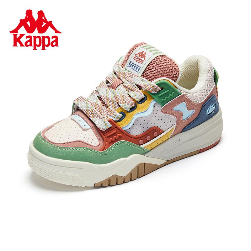 Kappa women's back-to-back board shoes women's 24 new casual sports shoes couple bread shoes