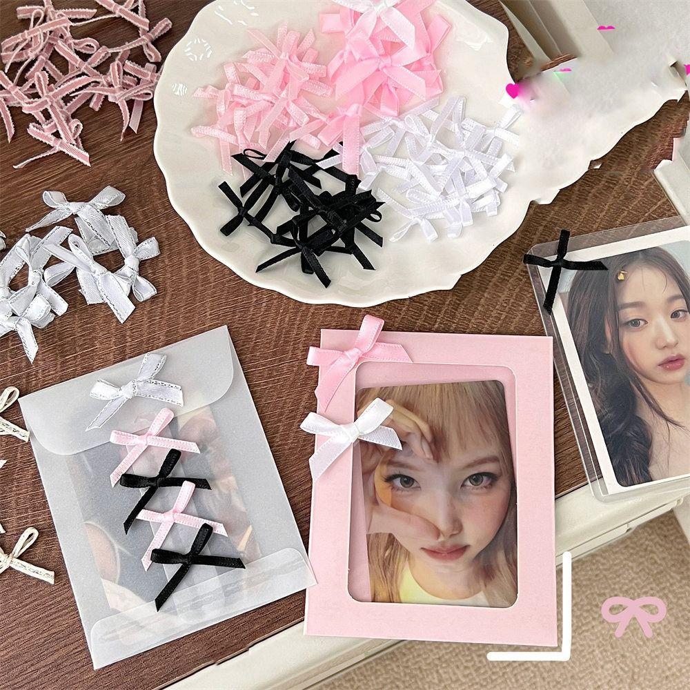 10pcs Hairpin Hair Clip Accessories Handmade Craft Ribbon Bow Accessories Cute Package Decoration
