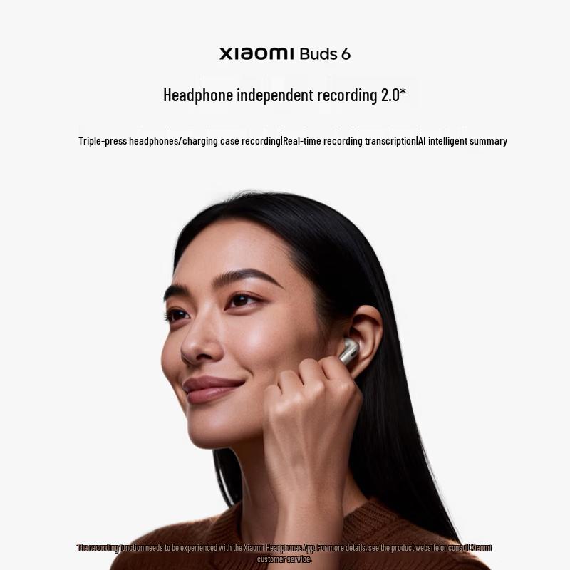 Xiaomi Buds 6 Полувнутриканальные Bluetooth-наушники