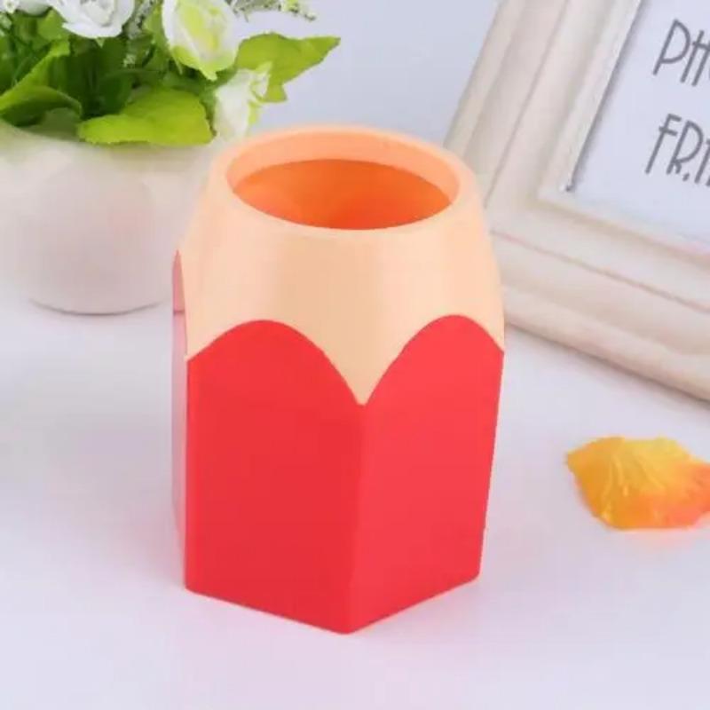 Creative Makeup Brush Holder Pen Vase Pencil Pot Tidy Stationery Storage Organizer Desk Container Pen Holders
