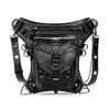 Johnature Steampunk Women Bag Multifunctional Outdoor Moto & Biker Waist Pack Pu Leather Mobile Phone Shoulder Bags
