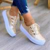 Women Flat  2024 New Fashion High Quality Casual Shoes Comfortable Outdoor Sports Platform Plus Size Round Head Shoes
