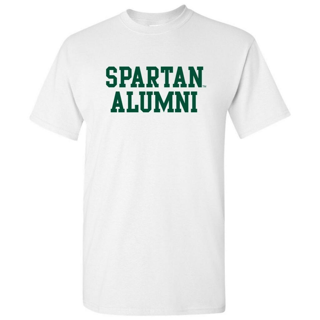 Футболка унисекс с надписью «Michigan State Spartans Basic Block Alumni»