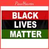 Высококачественный флаг 3x5 Black Lives Matter ярких красного, черного и зеленого цветов