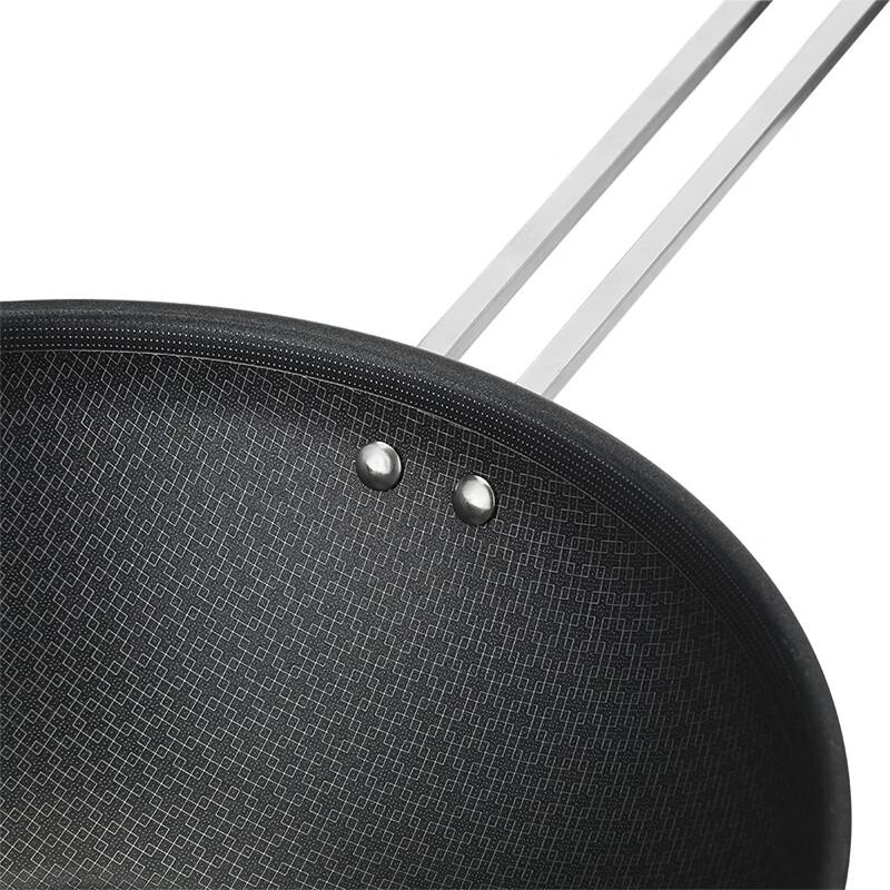 ZWILLING 30cm 316L Stainless Steel Honeycomb Wok