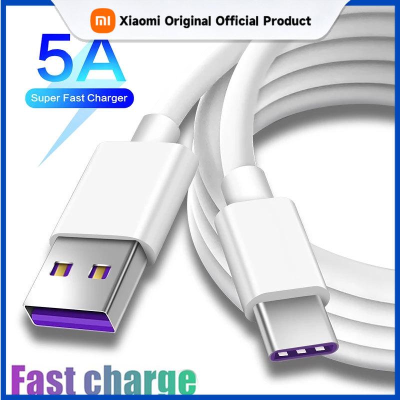 Xiaomi Кабель USB Type C 5A Быстрая зарядка Зарядное устройство для мобильного телефона Кабель данных Type C Для Samsung S20 S9 S8 Huawei P40 Mate 30 Xiaomi Redmi