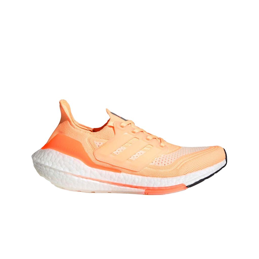(в) Adidas Ultraboost 21 Кислотный оранжевый