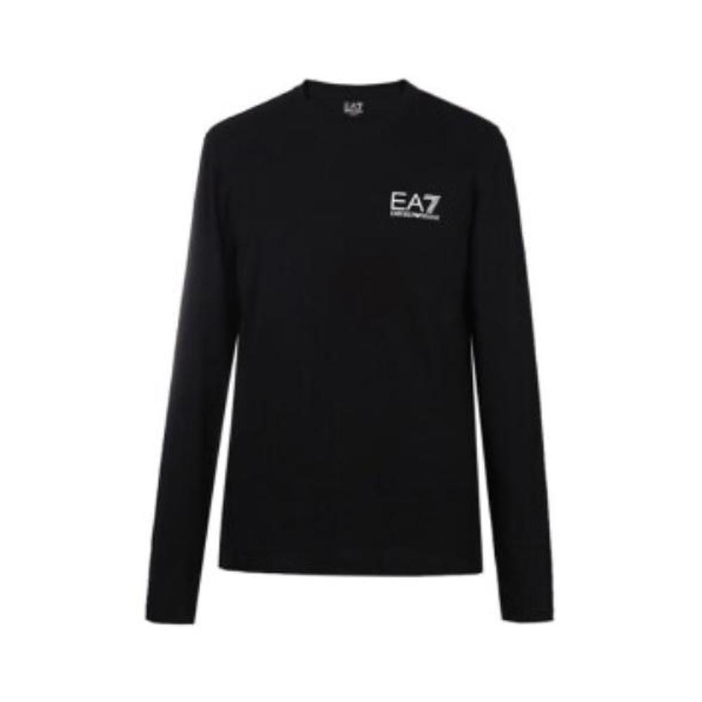 EMPORIO ARMANI EA7 SS23 T Shirt Men's Black 6YPT54-PJ30Z-1200