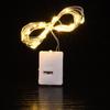 LED Flower String Lights: Colorful Copper Wire Christmas Tree Decoration with Small Battery Box