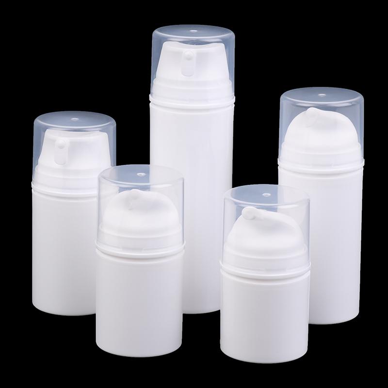 Refillable Empty Pump Bottles Plastic Mini Lotion Vacuum Cosmetic Containers Travel Emulsion Dispenser 35/50/75/100/150/200g
