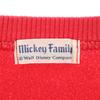 Mickey Family 90-х годов Принт Микки Мауса Тренировочный джемпер с длинным рукавом Мужской Б/У