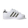 adidas Детские кроссовки Superstar Little Kid White Camo Cloud-White Olive-Strata HQ4285