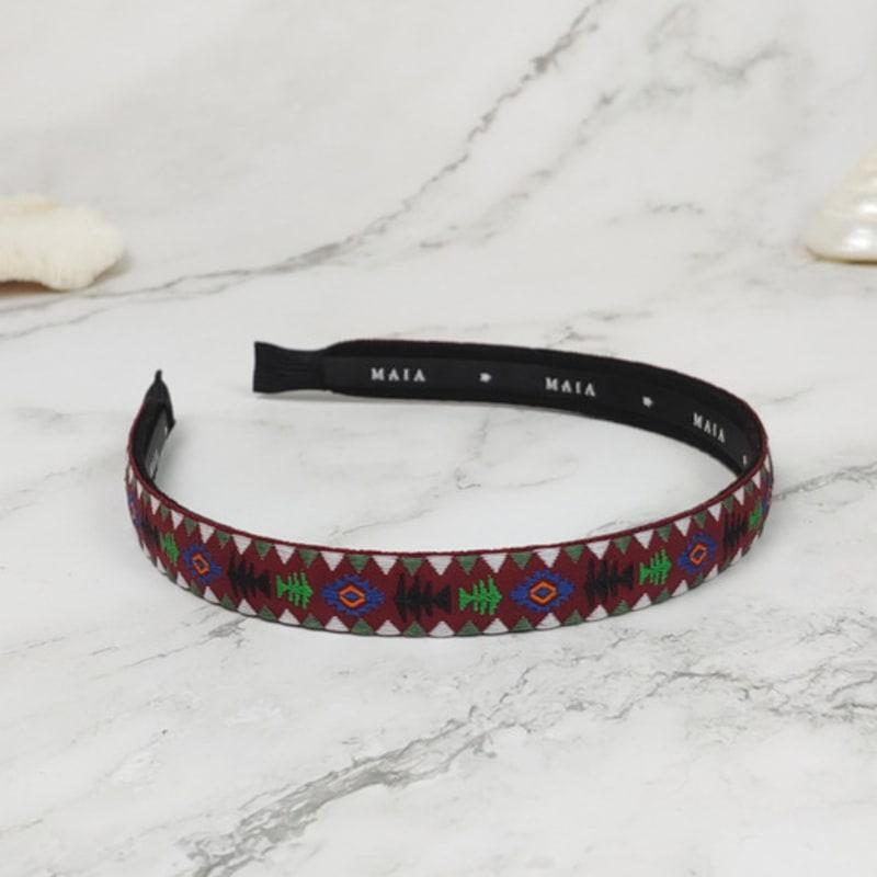 MAIA Повязка на голову с геометрическим узором A1 (Выберите 2)