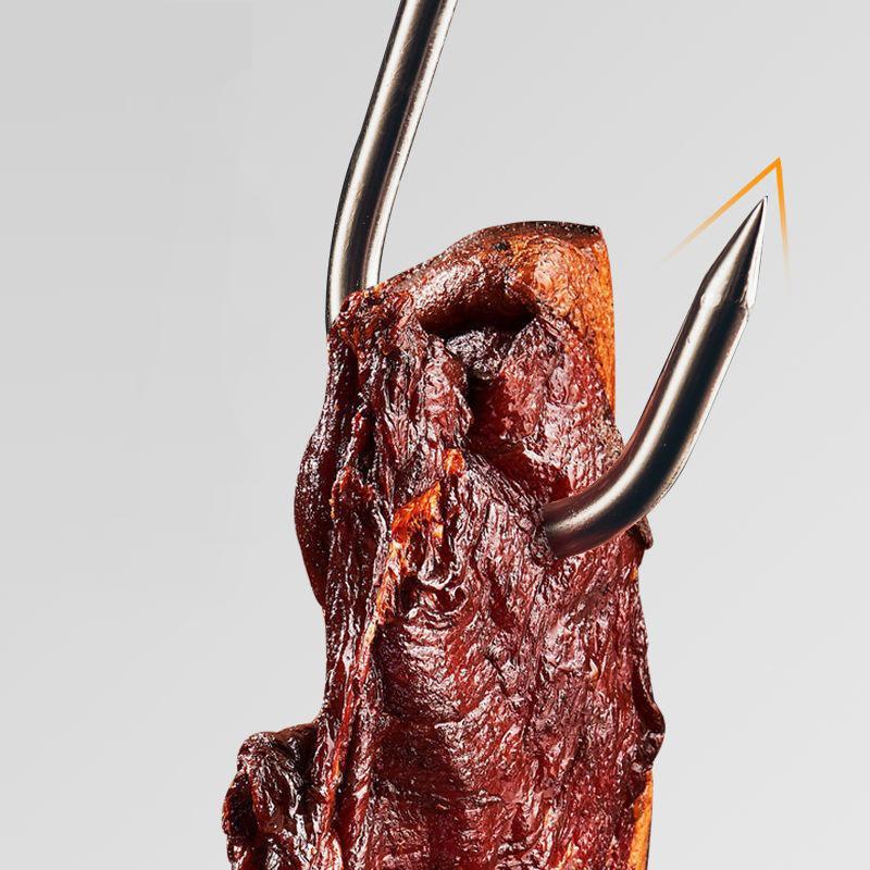 10 шт. крючки из нержавеющей стали S с острым наконечником, крючок для мясника, инструмент для холодного копчения, колбаса, гриль, утка, подвесные крючки