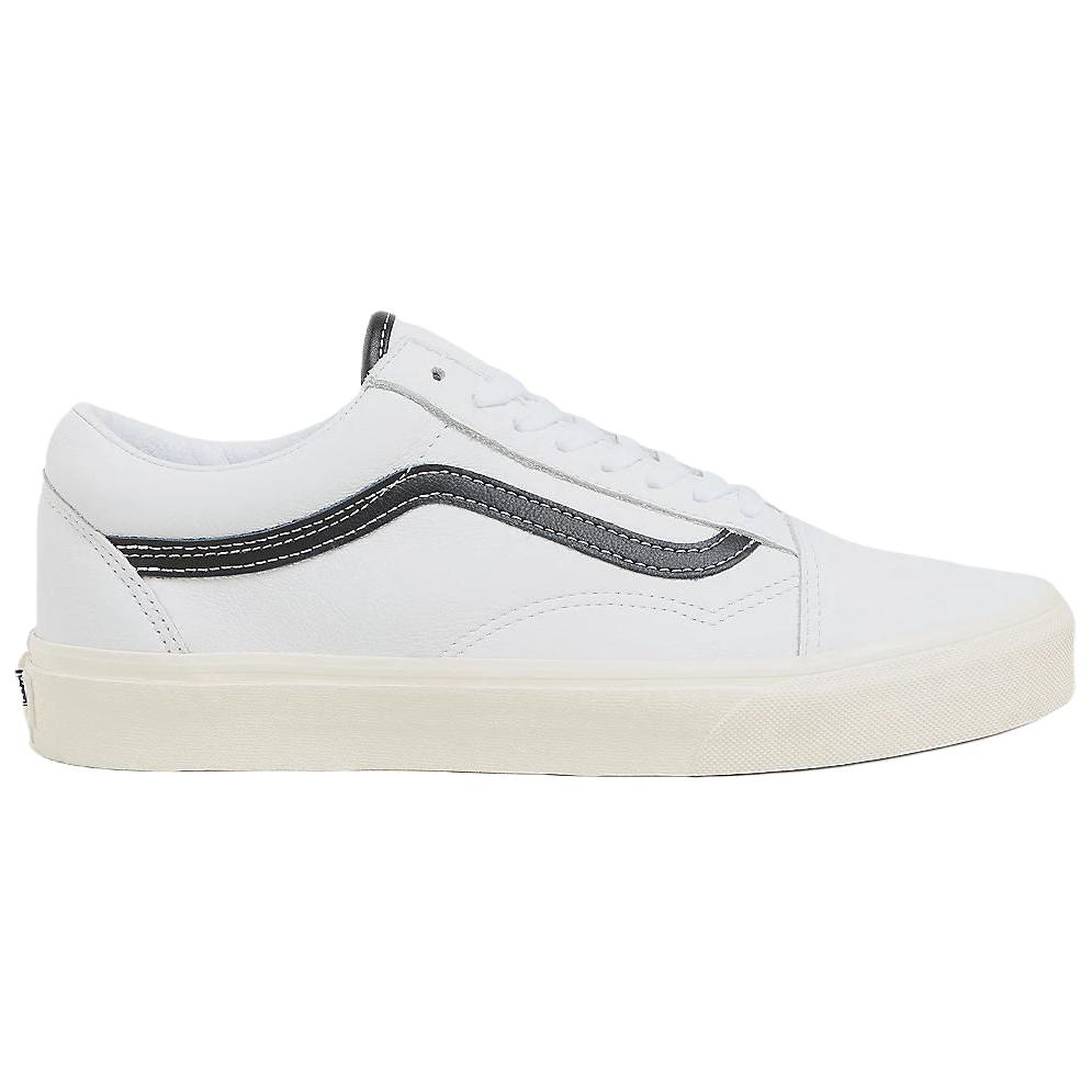 Vans Кроссовки Old Skool White Black Leather Unisex VN0007NTYB2