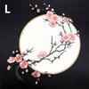 Plum Blossom Flower Applique Clothing Embroidery Patch Fabric Sticker Iron On Patch DIY Craft Repair Clothes Sewing Accessories