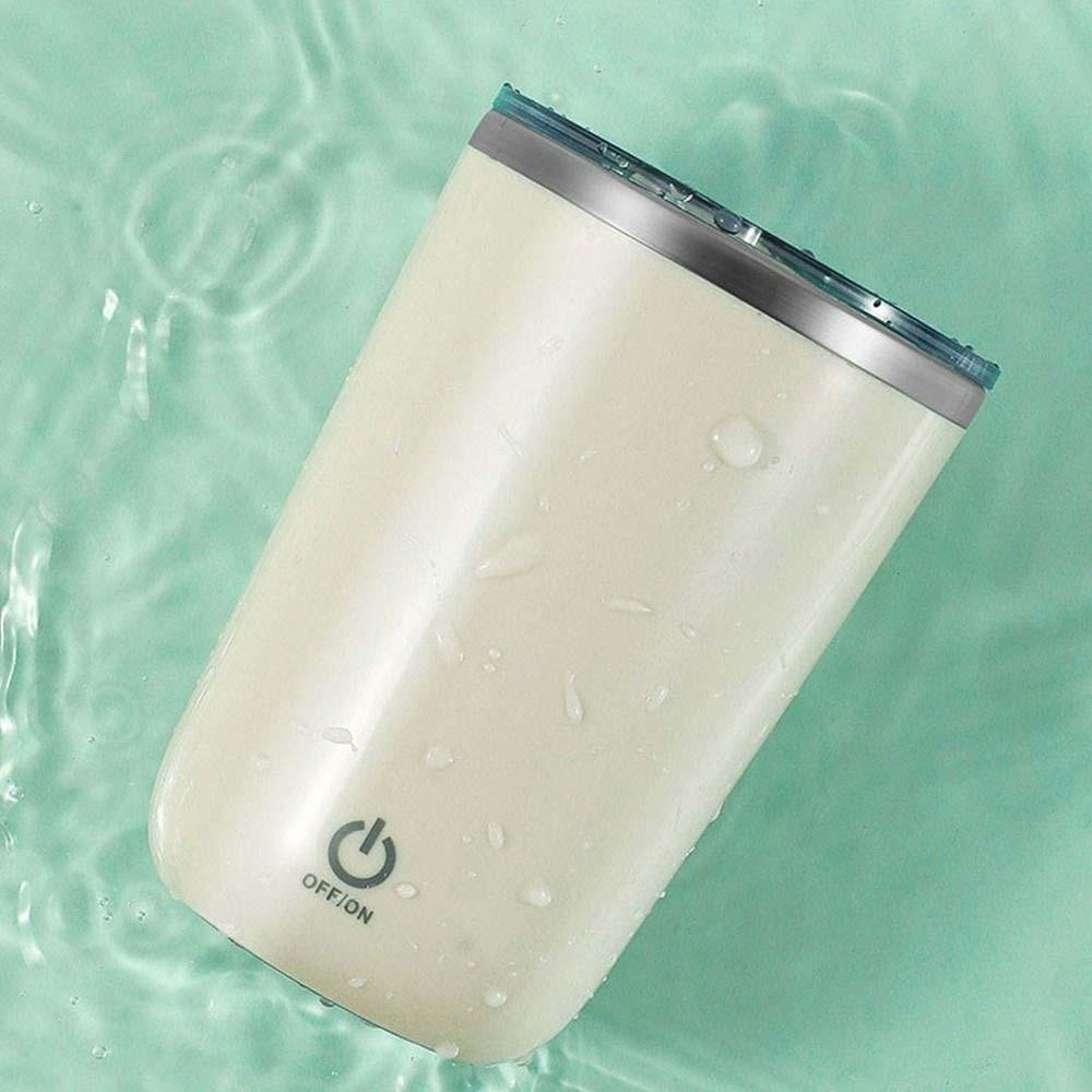 Auto Rotate Electric Mixing Cup 304 Stainless Steel Stirring Coffee Cup Kitchen