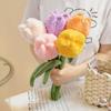 Twist Stick Handmade Felt Flower Flexible Iron Wire DIY Felt Flower  Valentine Gift