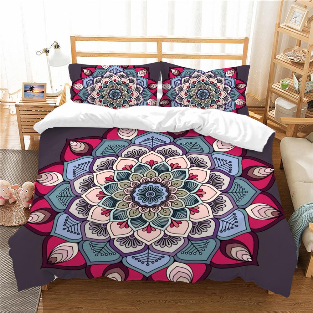 Богемный домашний комплект постельного белья, пододеяльник, наволочка, комплект постельного белья для спальни, полный размер, односпальная/двуспальная кровать, украшение дома