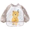 Cute Baby Bibs Toddler Baberos Bavoir Waterproof Long Sleeve Apron Cartoon Animals Children Feeding Smock Bib Baby Stuff 0-3Y