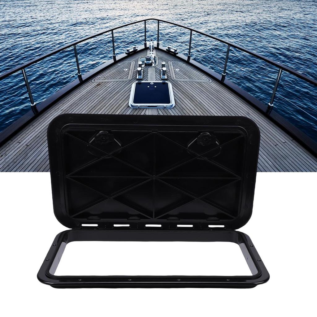 Крышка люка палубного люка лодки Люк лодки 24 дюйма x 14 дюймов Прямоугольный люк палубный люк лодки Крышка открывающаяся на 180° Морской люк для доступа к лодке Крышка для яхт RV