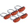 5 Pcs Trailer Marker Lights Durable Anticorrosion Good Tightness LED Car Truck Trailer for Clearance Lamp