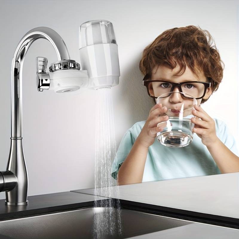 1PC Household Faucet Water Filter,Ceramic 5-layer Cartridge, Reusable Faucet Water Filter, Kitchen Accessories