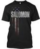 Salomon Семейная футболка с американским флагом TTshirt Сделано в США Размеры от S до 5XL