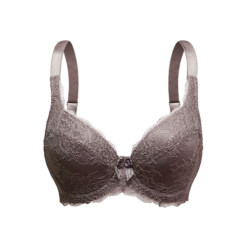 Сексуальный кружевной женский бюстгальтер больших размеров на косточках, бюстгальтер с эффектом пуш-ап, женское белье Femme
