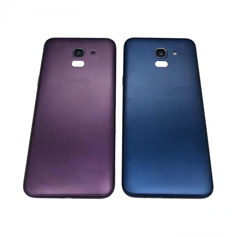 2018 Samsung J6 Galaxy Для J600 J600f Smj600f Задняя Панель Корпус Задней Крышки Аккумулятора Ремонтные Части С Камерой