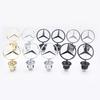 AABGU1 1Pcs  Mercedes Benz Car Front Bonnet Logo Emblem Zinc Alloy Badge ForW204 W220 C180 C200 E260 E300L Auto Decorate Accessories