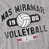 Top Gun Unisex Adult Nas Miramar Volleyball T-Shirt