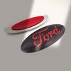 125mm Car Badge Front Grille Rear Trunk Hood Lid Logo Decor Cover Emblem Forford Car Front Hood Emblem Bonnet Rear Trunk Badge