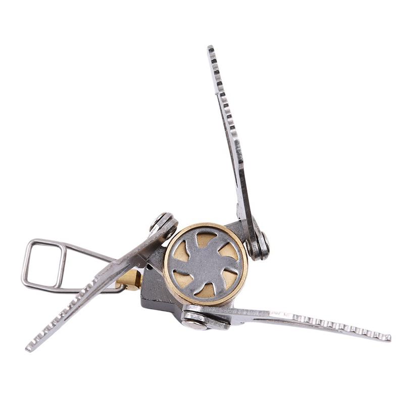 Outdoor Gas Stove Camping Gas Burner Portable Titanium Stove Survival Nace