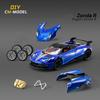 1:43 Металлические Модели Автомобилей AE86 Pagani Zonda R Литые Игрушки Ступица Колеса Быстросъемная Мягкая Резиновая Шина Миниатюрный Транспорт для Мальчиков Подарки