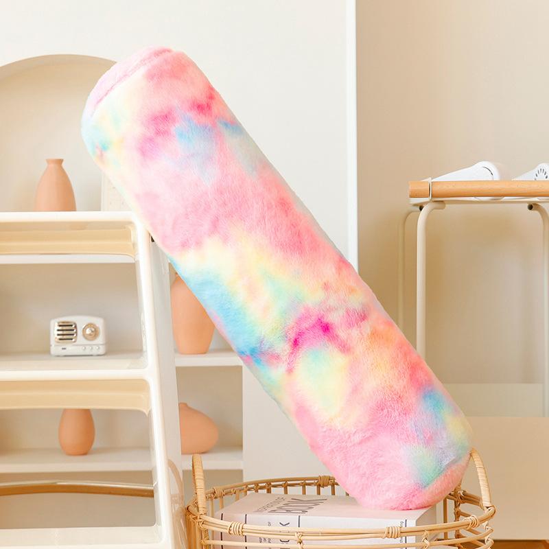 Скандинавский стиль Красочная Цилиндрическая Подушка-валик для дивана дома Подушка для сна на кровати для девочек Длинная подушка для ног