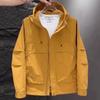 Spring And Autumn New Trendy Tooling Hooded Jacket Jacket Men'S Loose Versatile Outdoor Casual Windproof Jacket Top