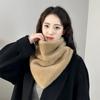 Soft Plush Faux Fur Scarf Faux Fur Faux Fur Neck Scarf New Triangle Neck Scarf  Women
