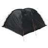 VASTLAND 2 Room Dome Tent M Size for 5 People Easy Setup Shelter Family Tent Black