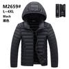 Men's 2 New Hooded Cotton Jacket Large Size Rib Jacket Order Men's Light Cotton Jacket