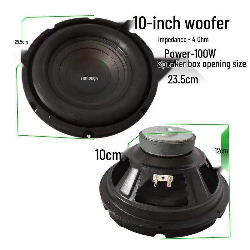 Полнодиапазонный средне-низкочастотный динамик с алюминиевой рамой, от 3 до 12 дюймов