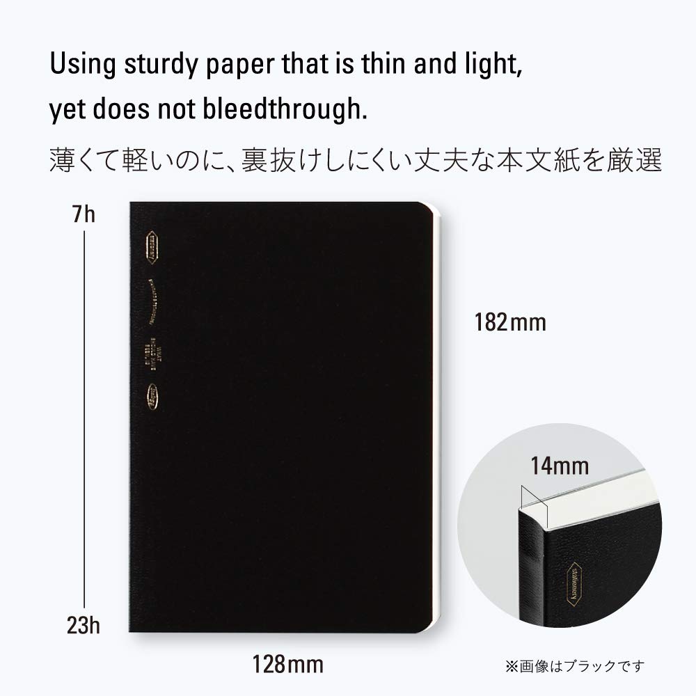 Nitoms STALOGY Notebook B6 Grid 365 Days Notebook Black S4104