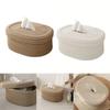 Cotton Cord Woven Paper Towel Box Desktop Pump Paper Box Home Office Car Decoration Paper Towel Storage Environmentally Clean