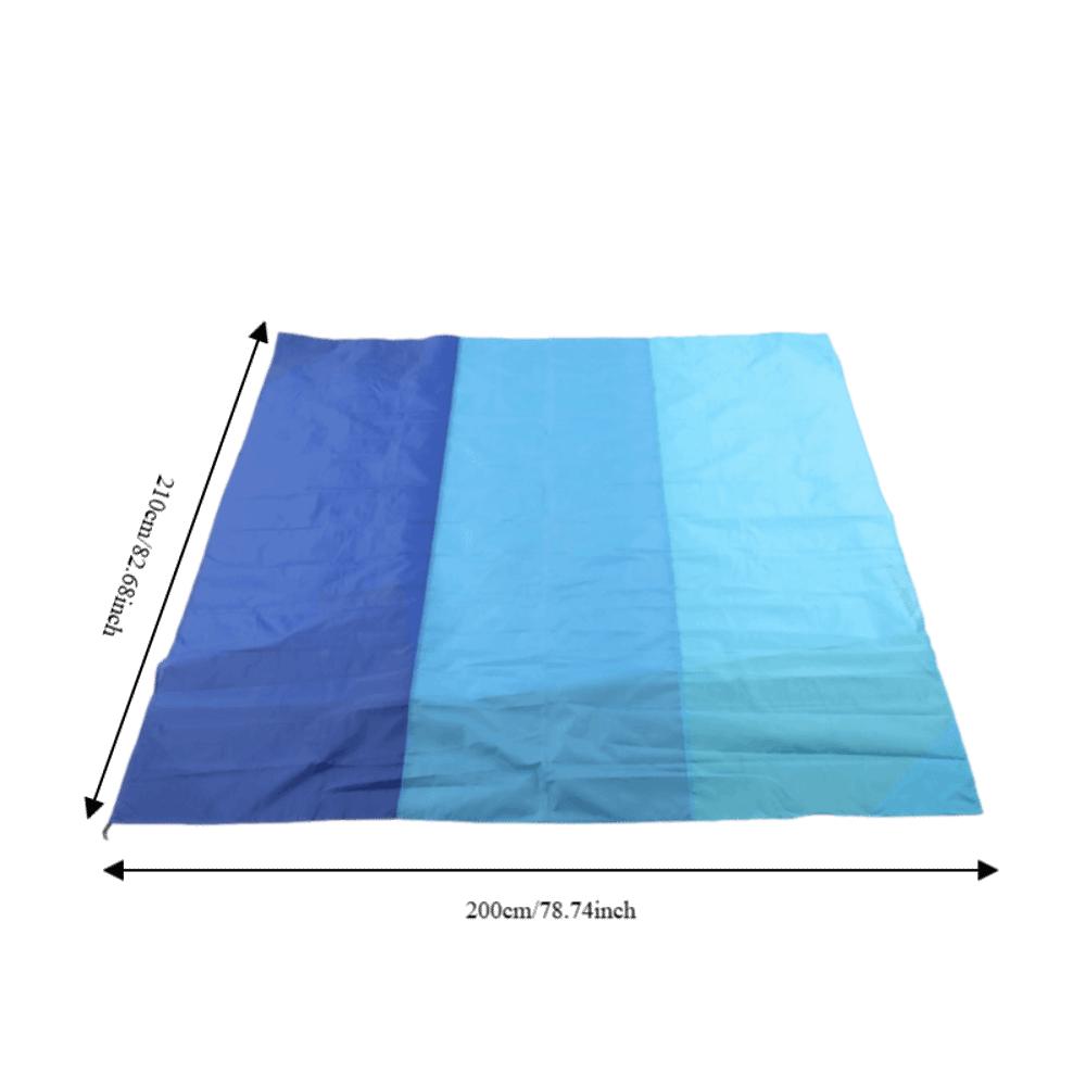 Polyester Fabric Beach Blanket Sandproof Waterproof Outdoor Mat Camping Blanket Beach Trips
