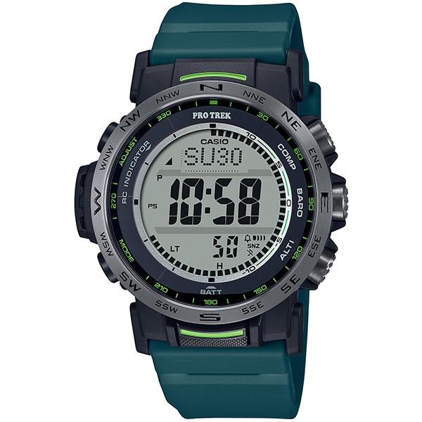 Casio Men's PRO TREK PRW-35Y-3JF [PROTREK Climber Line] Round Watch Green Digital